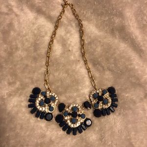JCrew Navy Necklace-Beautiful, like new condition!
